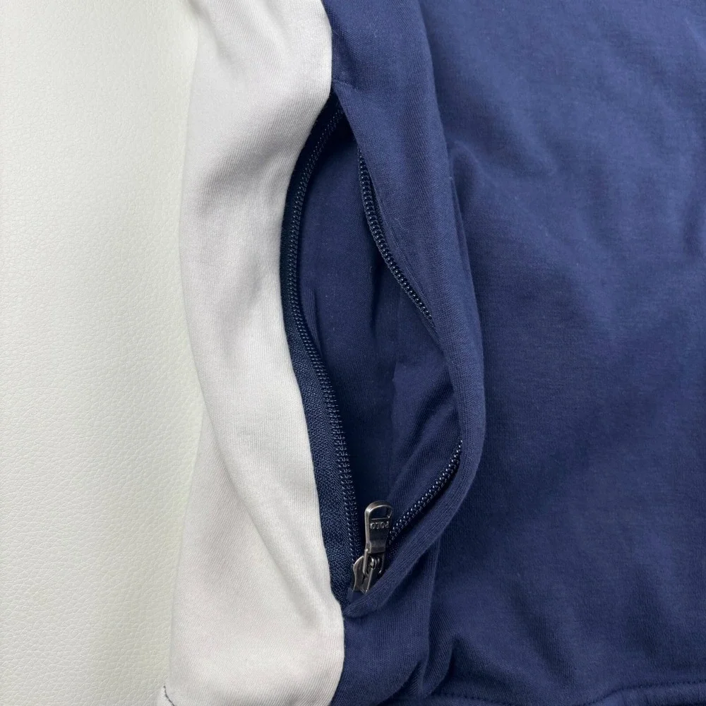 Polo Ralph Lauren Interlock Track Jacket Mens XL Navy Blue Logo Pockets Full Zip